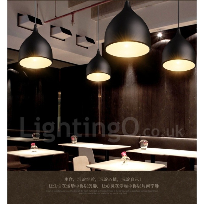 Lámpara colgante contemporánea moderna de 1 luz