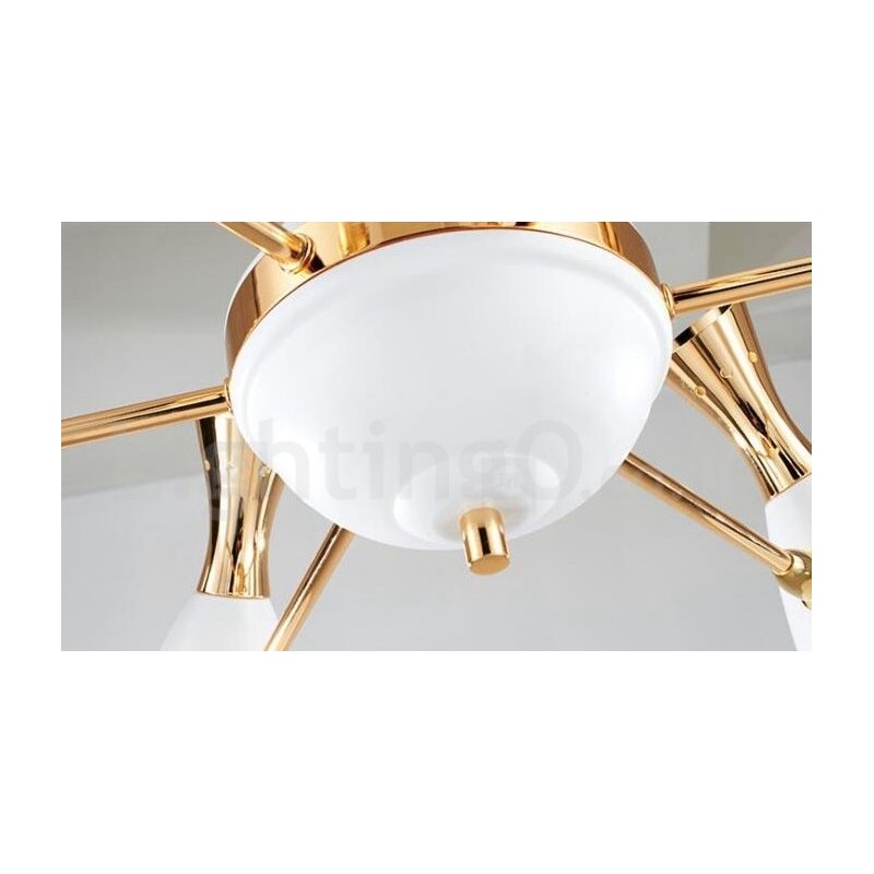 Lámpara de araña moderna contemporánea de 8 luces