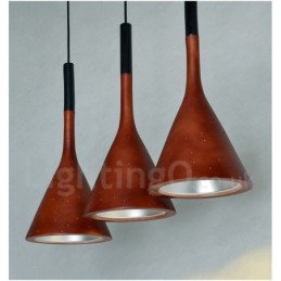 Lámpara colgante de hormigón vintage de 1 luz