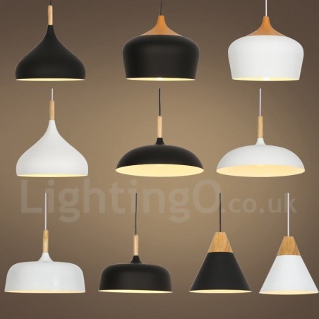 Lámpara colgante contemporánea moderna de 1 luz Lámpara colgante contemporánea moderna de 1 luz