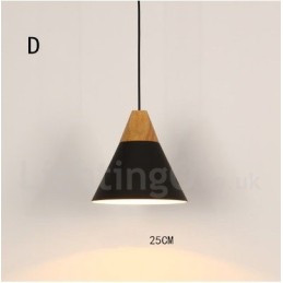 Lámpara colgante contemporánea moderna de 1 luz