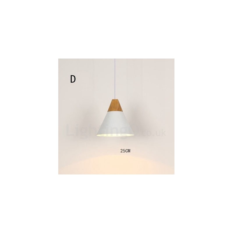 Lámpara colgante contemporánea moderna de 1 luz