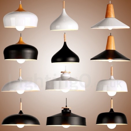 Lámpara colgante contemporánea moderna de 1 luz Lámpara colgante contemporánea moderna de 1 luz