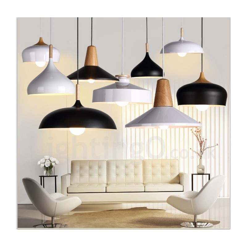 Lámpara colgante contemporánea moderna de 1 luz