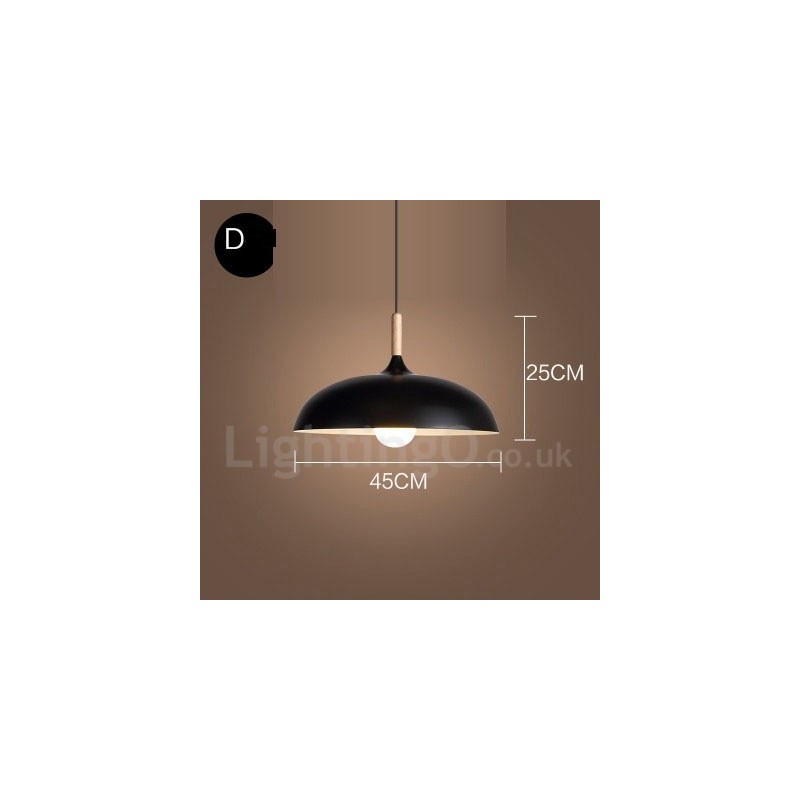 Lámpara colgante contemporánea moderna de 1 luz
