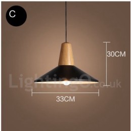 Lámpara colgante contemporánea moderna de 1 luz