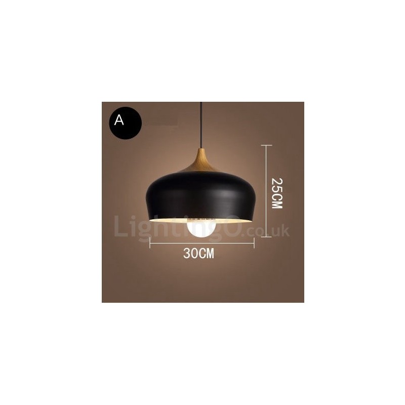 Lámpara colgante contemporánea moderna de 1 luz
