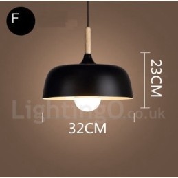 Lámpara colgante contemporánea moderna de 1 luz