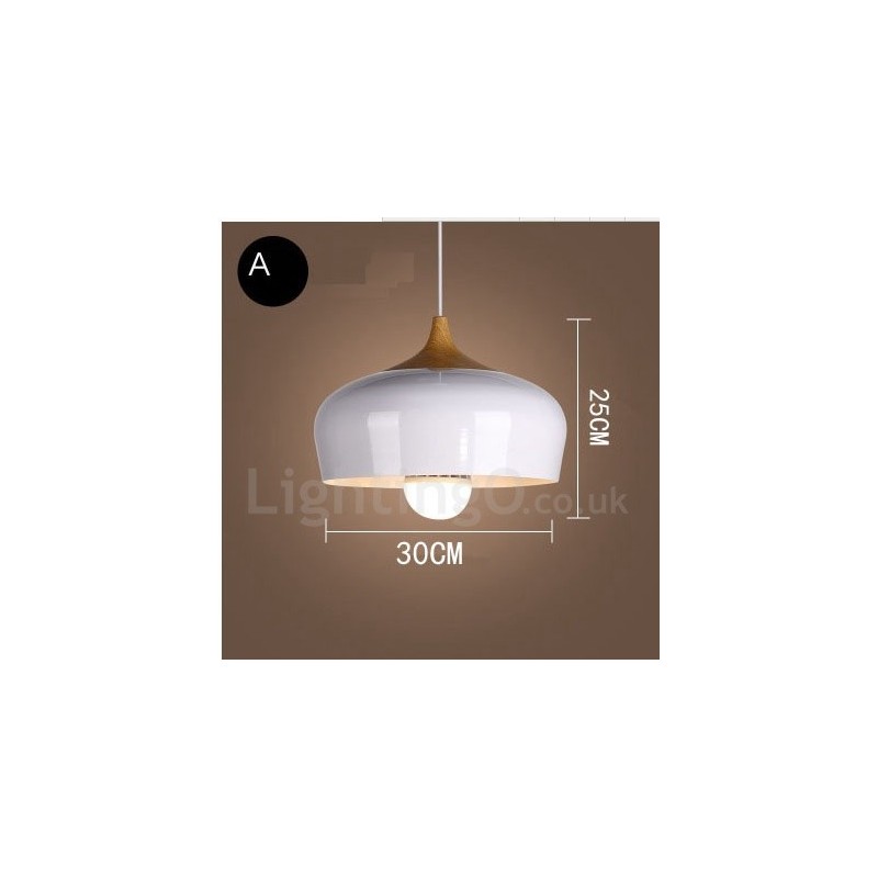 Lámpara colgante contemporánea moderna de 1 luz