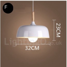 Lámpara colgante contemporánea moderna de 1 luz