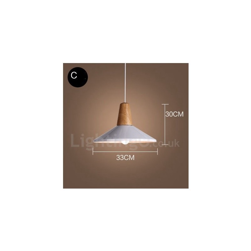 Lámpara colgante contemporánea moderna de 1 luz