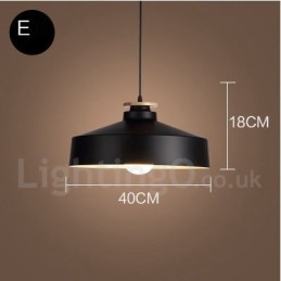 Lámpara colgante contemporánea moderna de 1 luz