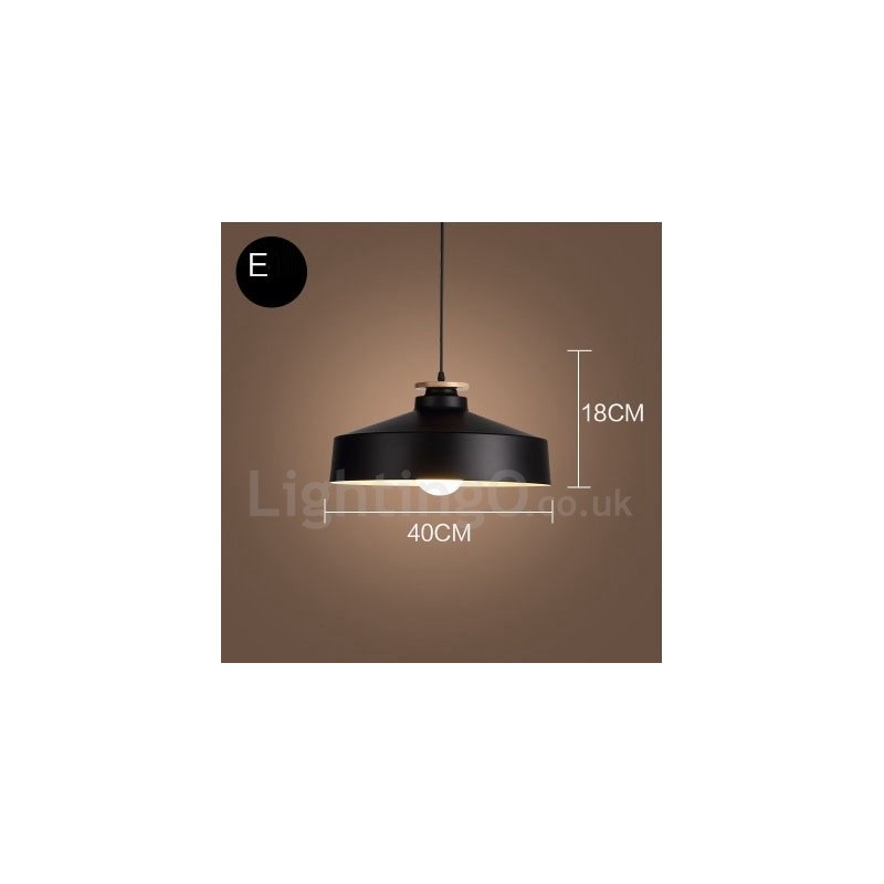 Lámpara colgante contemporánea moderna de 1 luz