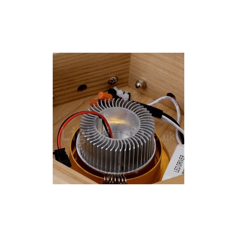 Lámpara colgante contemporánea moderna de madera de 7 luces