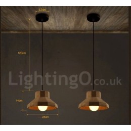 Lámpara colgante de una sola luz de hormigón contemporánea moderna