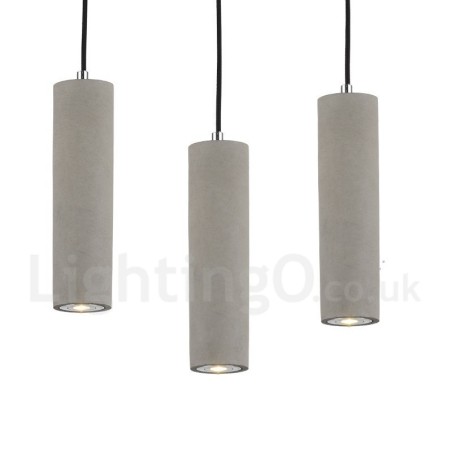 Lámpara colgante de hormigón moderna y contemporánea de 1 luz Lámpara colgante de hormigón moderna y contemporánea de 1 luz