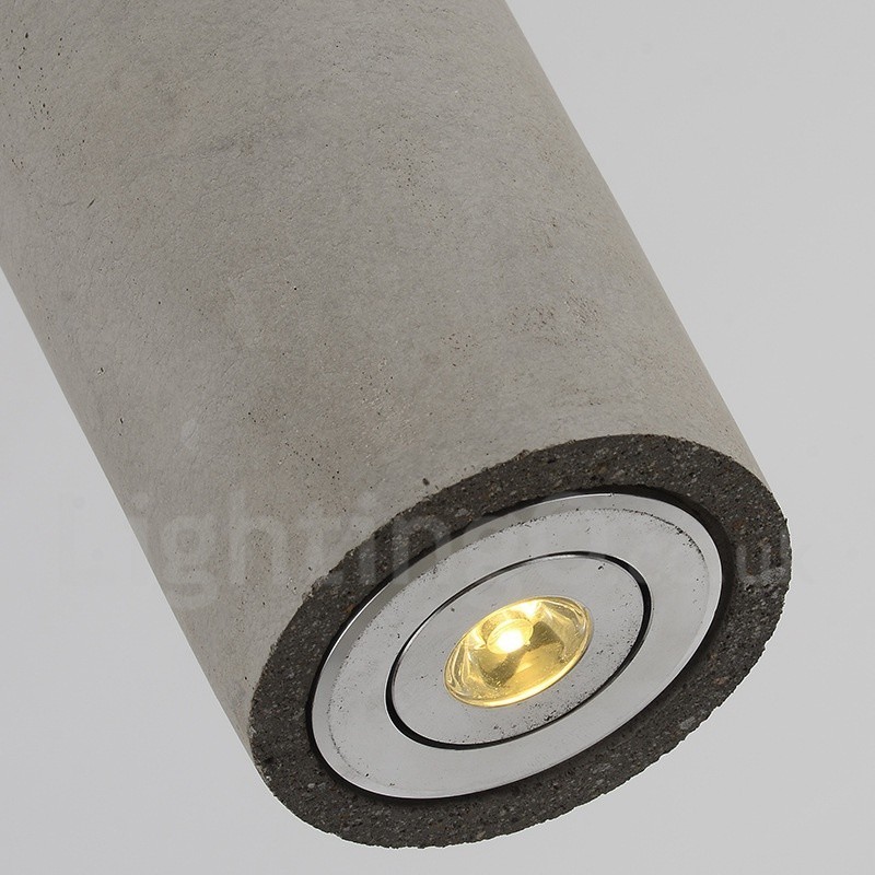 Lámpara colgante de hormigón moderna y contemporánea de 1 luz