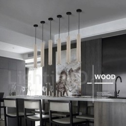 Lámpara colgante de hormigón moderna y contemporánea de 1 luz