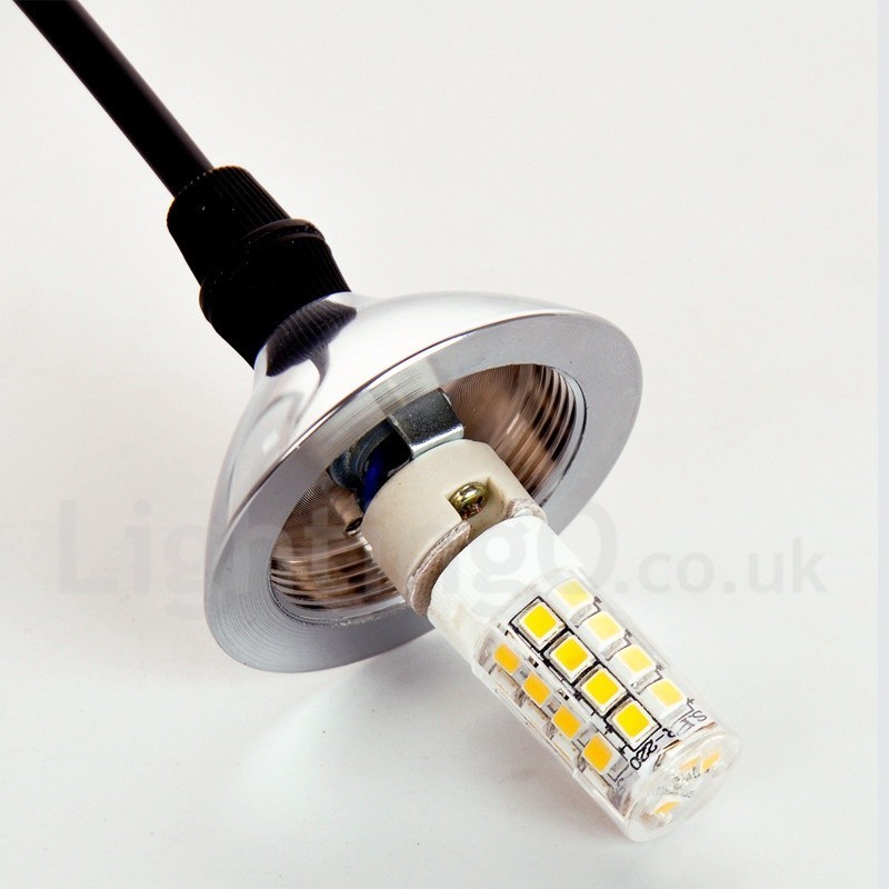 Lámpara colgante negra de 3 luces con pantalla de cristal