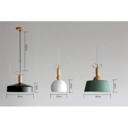 Lámpara colgante multicolor contemporánea moderna