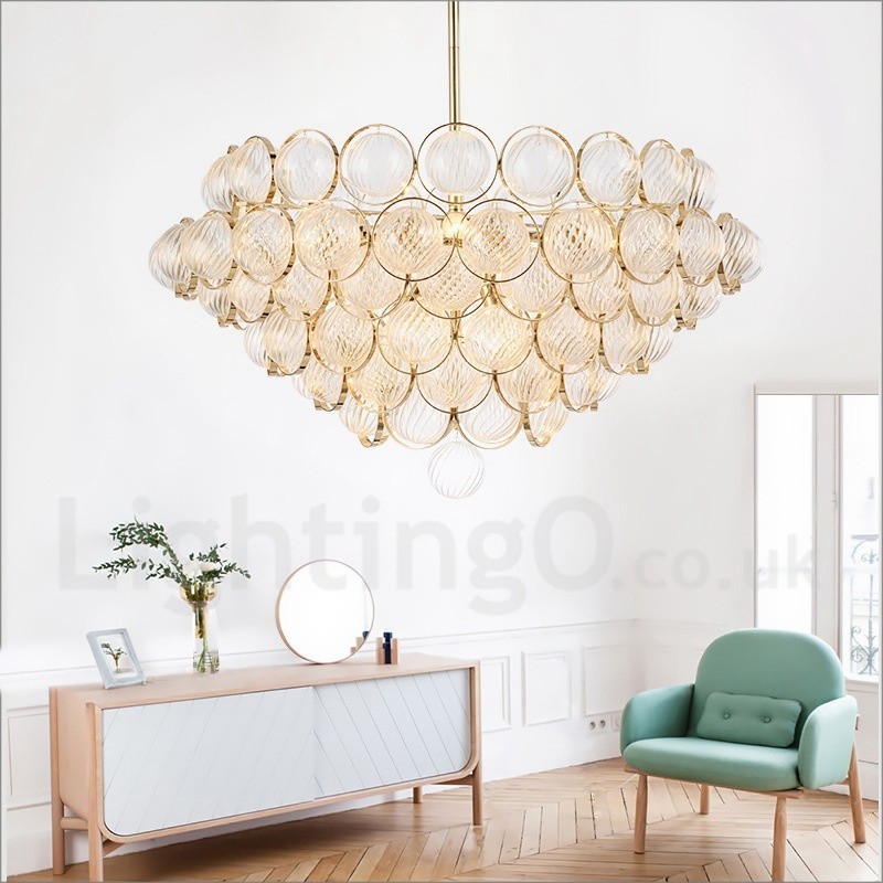 Lámpara colgante contemporánea moderna de lujo de 1 luz