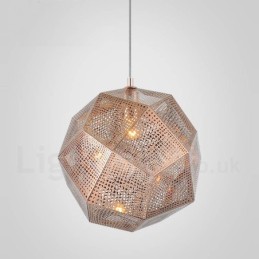 Lámpara colgante moderna contemporánea de una luz con forma de globo