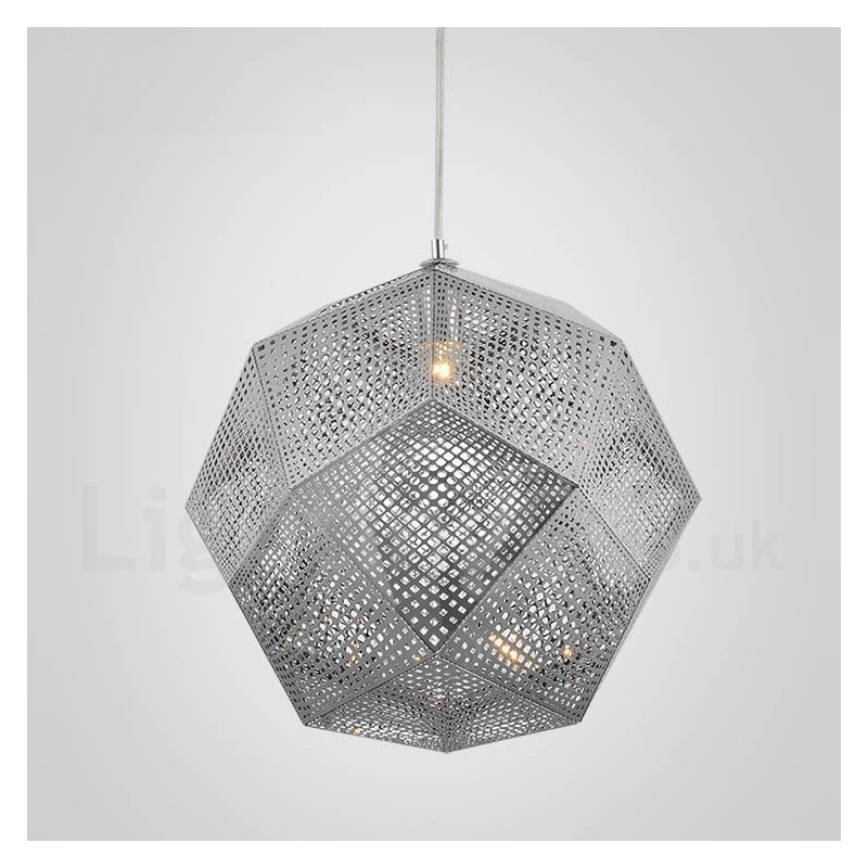 Lámpara colgante moderna contemporánea de una luz con forma de globo