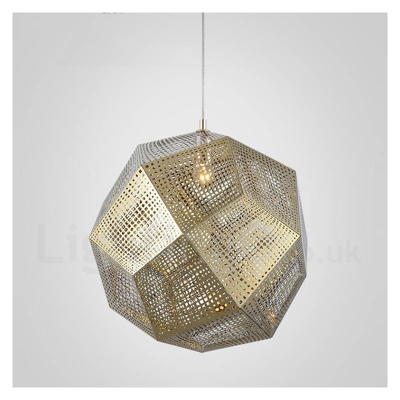 Lámpara colgante moderna contemporánea de una luz con forma de globo
