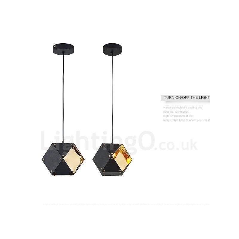 Lámpara colgante contemporánea moderna de 1 luz