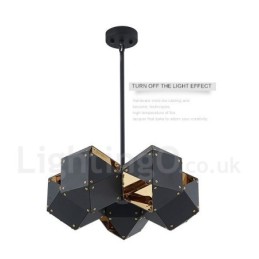 Lámpara colgante contemporánea moderna de 5 luces
