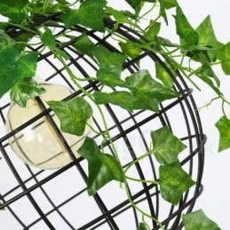 Lámpara colgante estilo globo vintage de estilo campestre