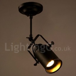 Foco de luz Rustic Lodge de 1 luz