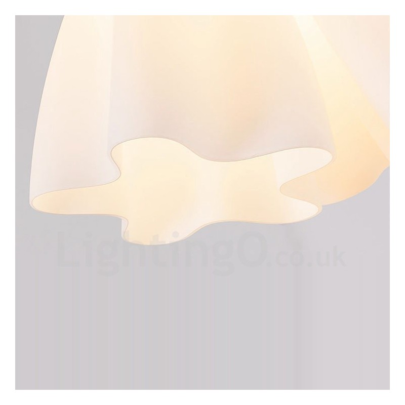 Lámpara de araña integrada rústica de 7 luces