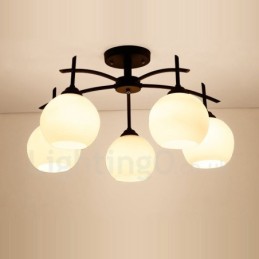 Lámpara de araña clásica tradicional integrada de 5 luces