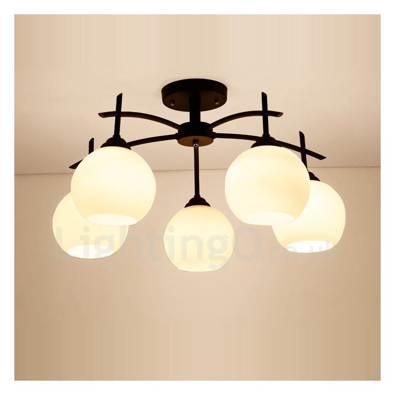 Lámpara de araña clásica tradicional integrada de 5 luces
