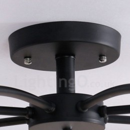 Lámpara de araña clásica tradicional integrada de 8 luces