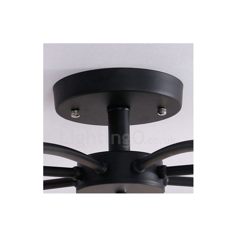 Lámpara de araña clásica tradicional integrada de 8 luces