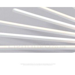 Lámpara de araña de metal integrada moderna y contemporánea de 28 luces