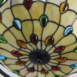 Lámpara de araña integrada de estilo mediterráneo de 11 luces