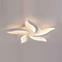 Lámpara de araña integrada contemporánea moderna de 5 luces