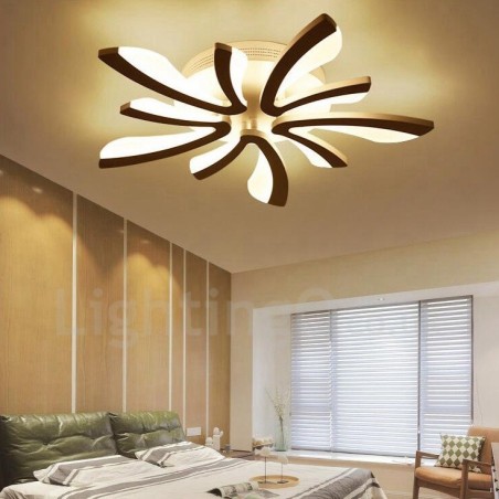 Lámpara de araña integrada contemporánea moderna de 5 luces Lámpara de araña integrada contemporánea moderna de 5 luces