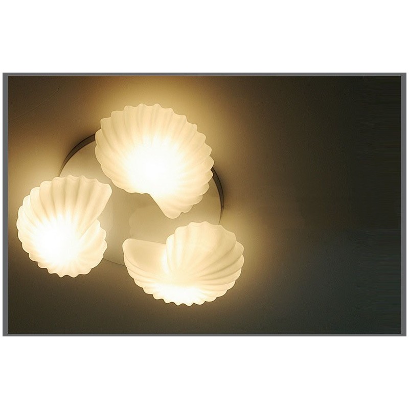 Lámpara de araña clásica tradicional integrada de 3 luces con pantalla de cristal