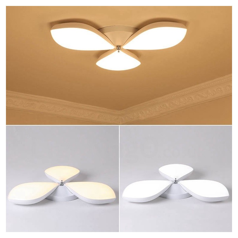Lámpara empotrada de metal integrada contemporánea moderna de 3 luces