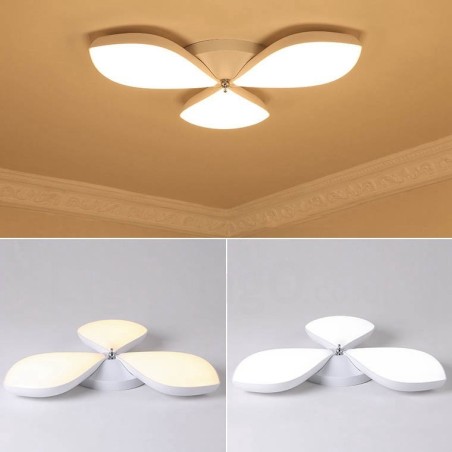 Lámpara empotrada de metal integrada contemporánea moderna de 3 luces Lámpara empotrada de metal integrada contemporánea moderna de 3 luces