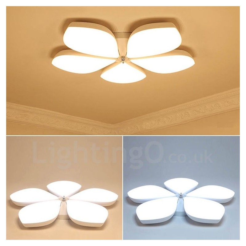 Lámpara empotrada de metal integrada contemporánea moderna de 5 luces