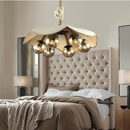 Lámpara de araña estilo mini vintage de metal