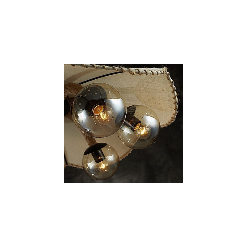 Lámpara de araña estilo mini vintage de metal