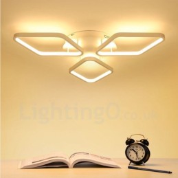 Lámpara empotrada de metal integrada contemporánea moderna de 3 luces