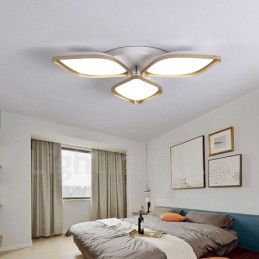 Lámpara empotrada de metal integrada contemporánea moderna de 3 luces