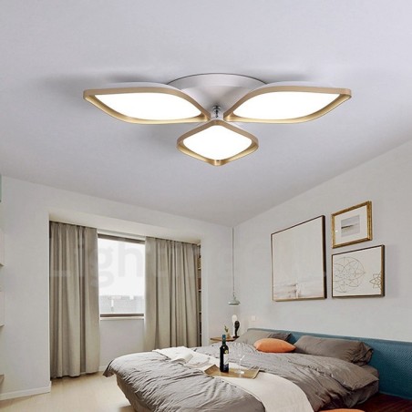 Lámpara empotrada de metal integrada contemporánea moderna de 3 luces Lámpara empotrada de metal integrada contemporánea moderna de 3 luces